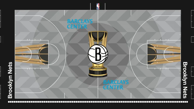 Brooklyn Nets Emirates Cup court