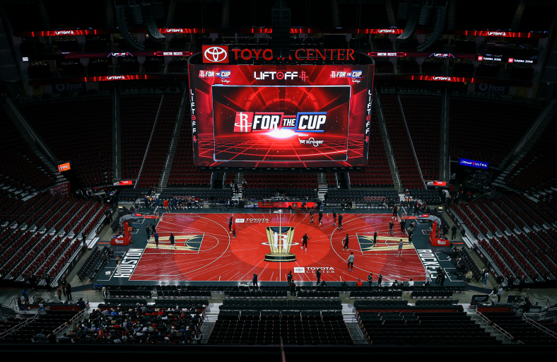 Houston Rockets Emirates Cup court