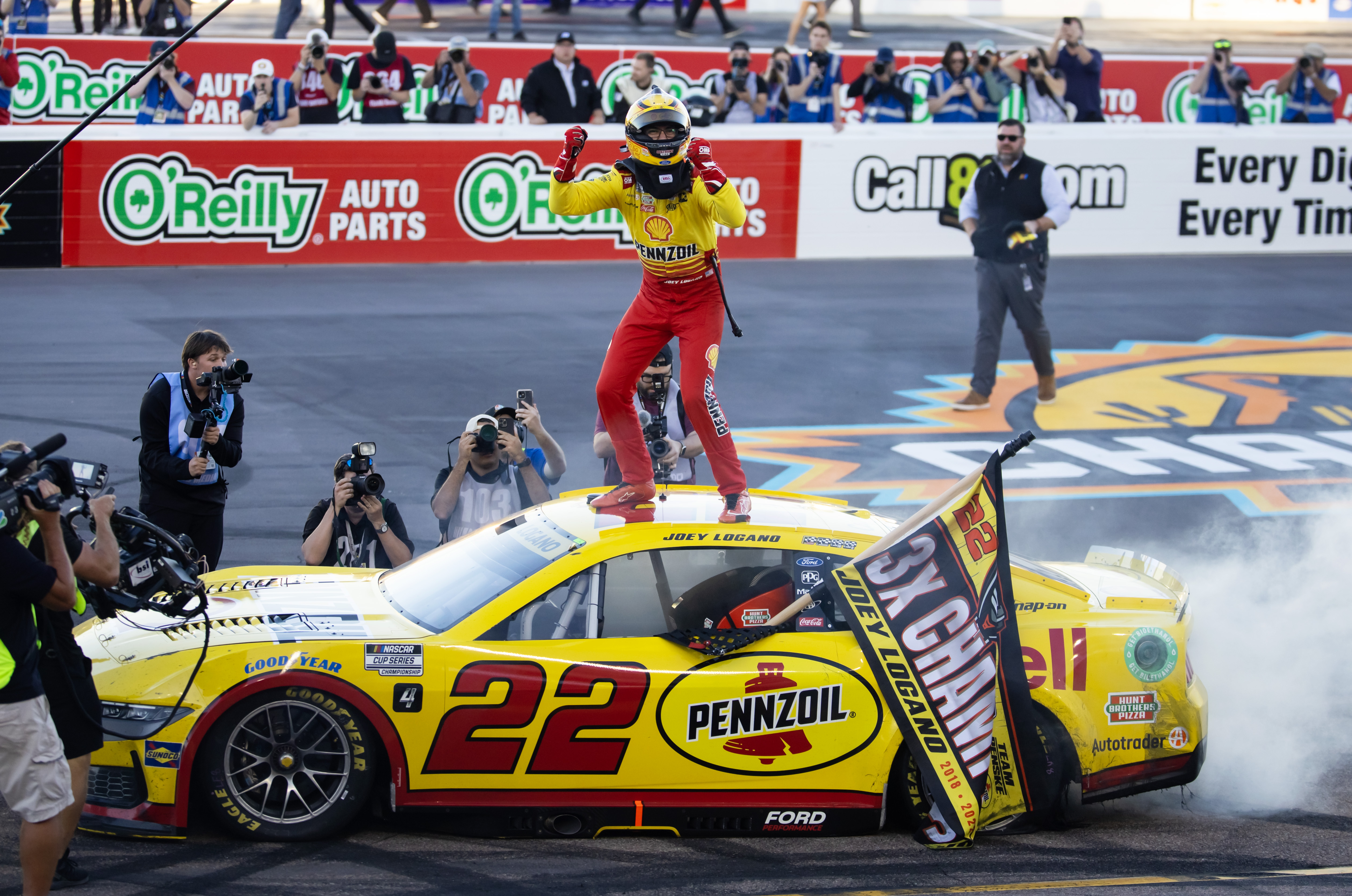 Joey Logano wins third NASCAR Cup Series championship