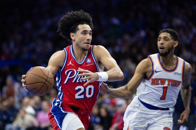 NBA: New York Knicks at Philadelphia 76ers