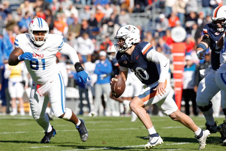 NCAA Football: Southern Methodist at Virginia