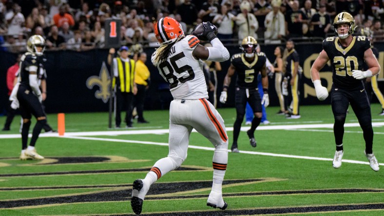 NFL: Cleveland Browns at New Orleans Saints