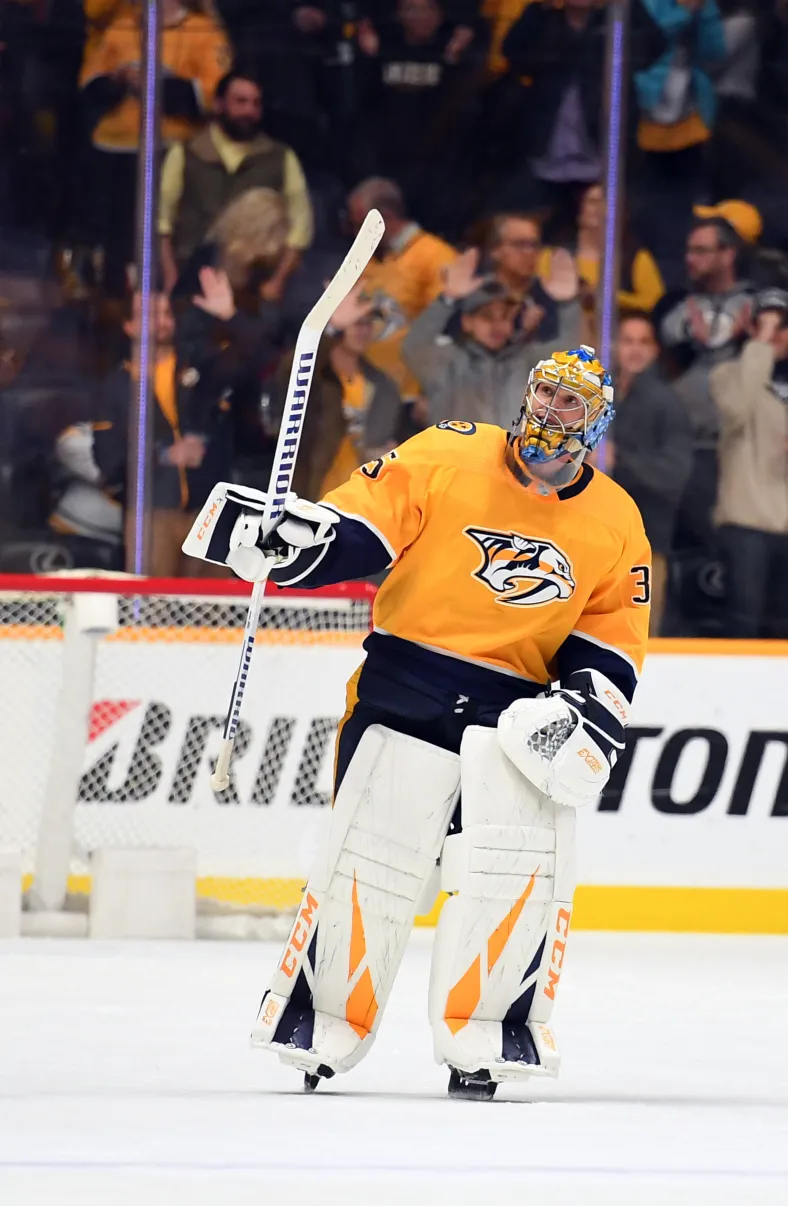 NHL: Buffalo Sabres at Nashville Predators