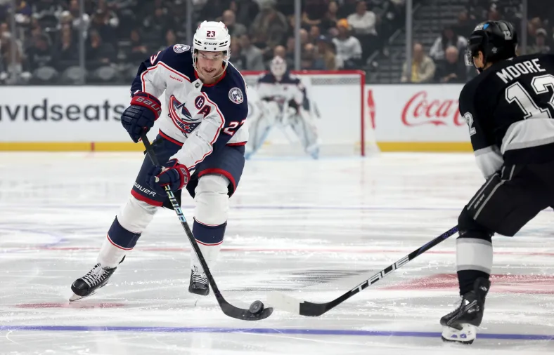 NHL: Columbus Blue Jackets at Los Angeles Kings