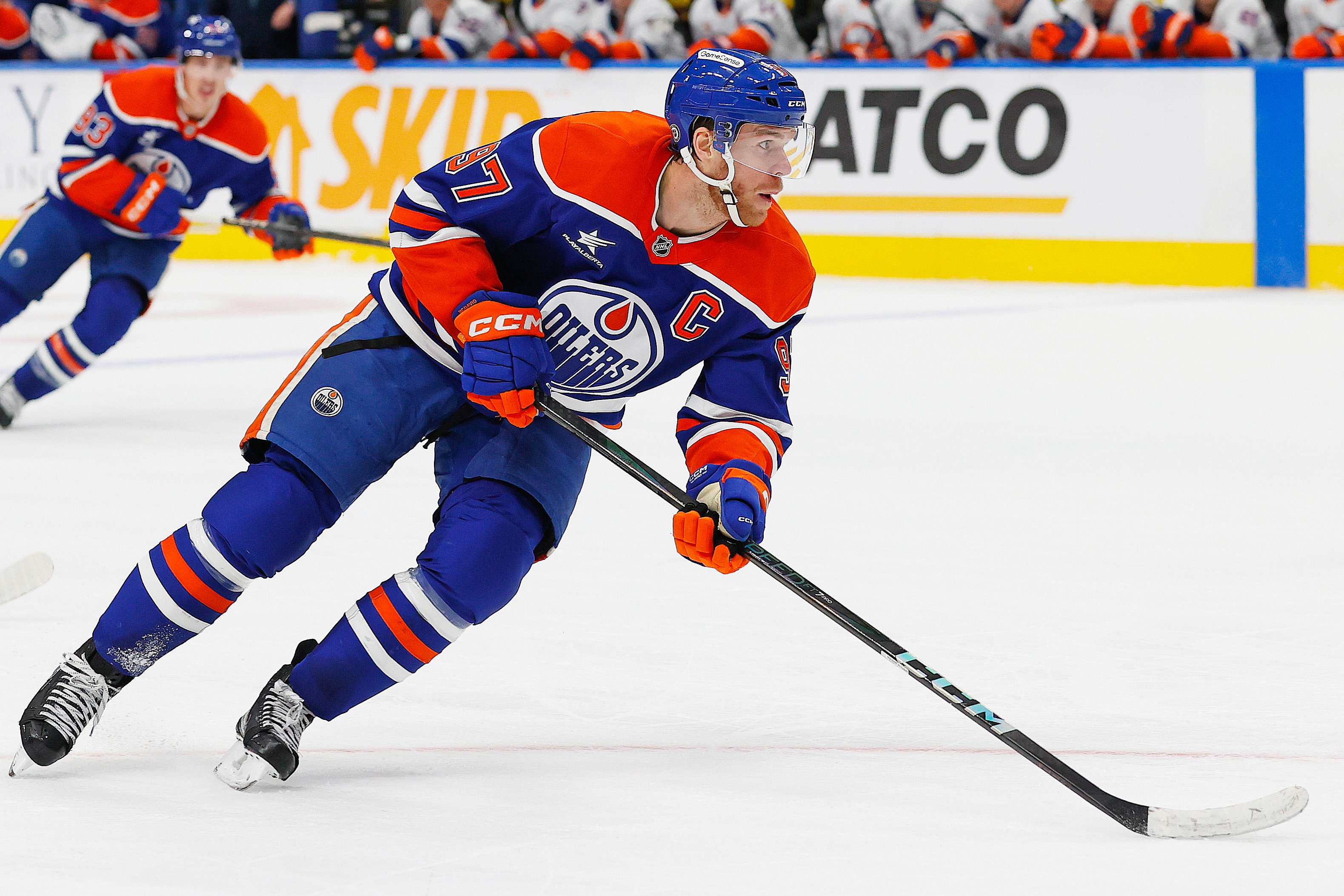 NHL: New York Islanders at Edmonton Oilers