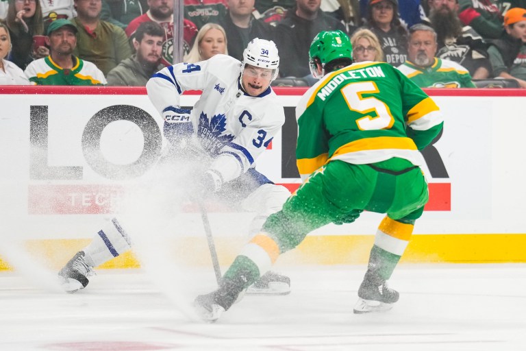 NHL: Toronto Maple Leafs at Minnesota Wild