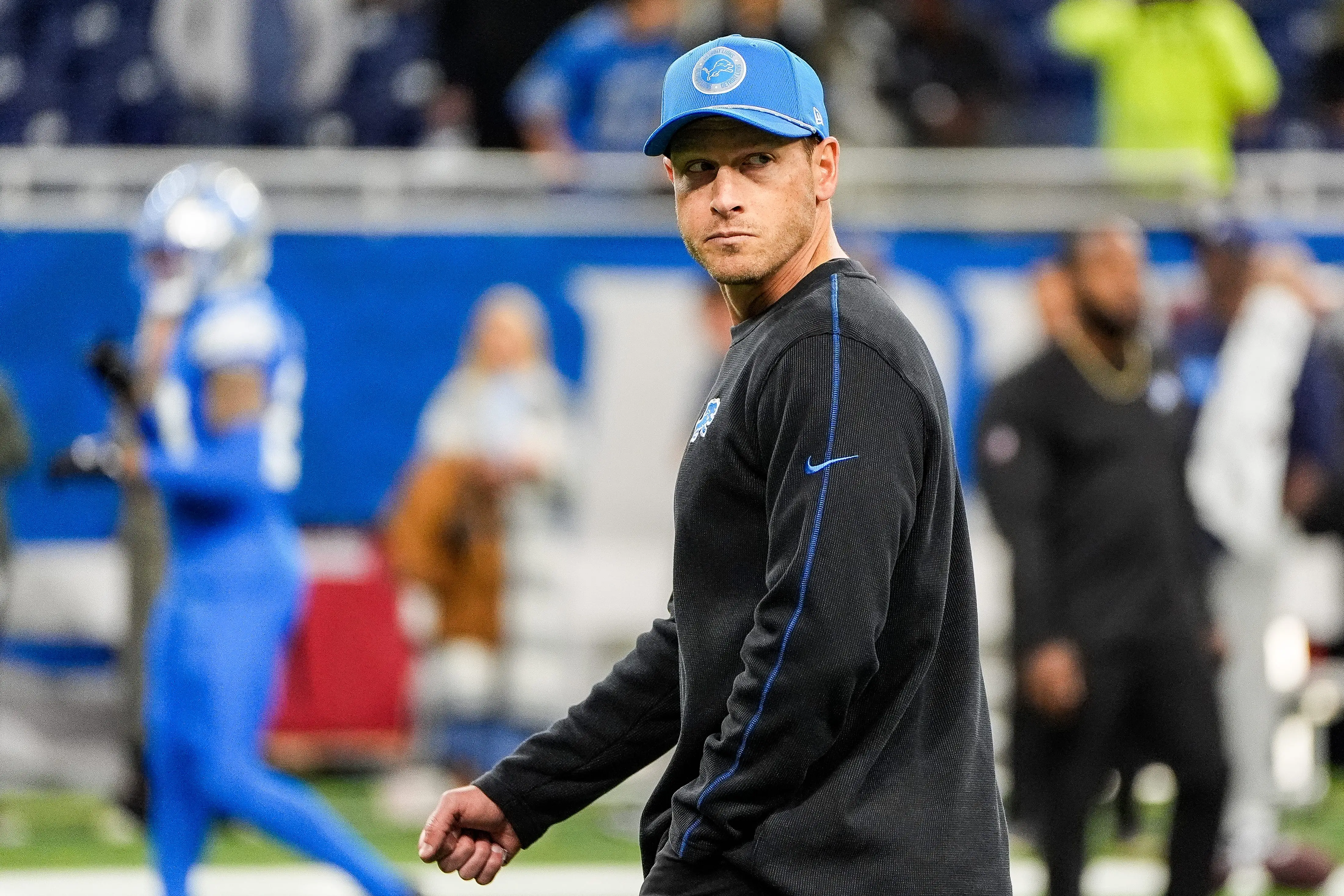 Detroit Lions offensive coordinator Ben Johnson