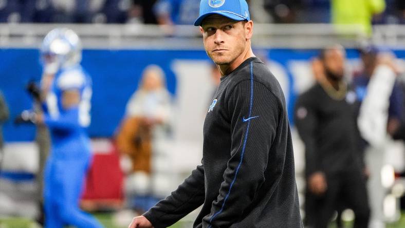 Detroit Lions offensive coordinator Ben Johnson