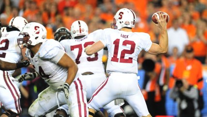 Andrew Luck returns to Stanford in prominent role