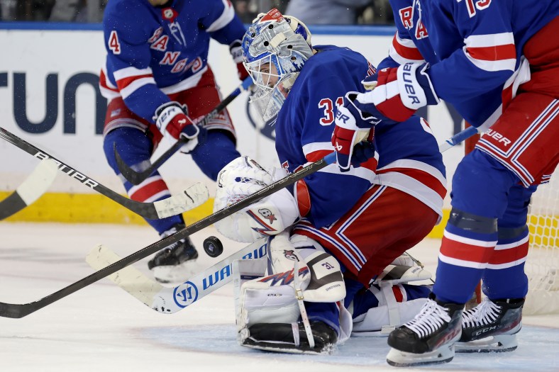 NHL: Chicago Blackhawks at New York Rangers