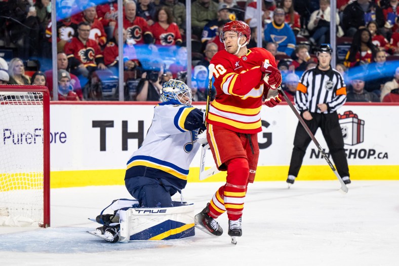 NHL: St. Louis Blues at Calgary Flames