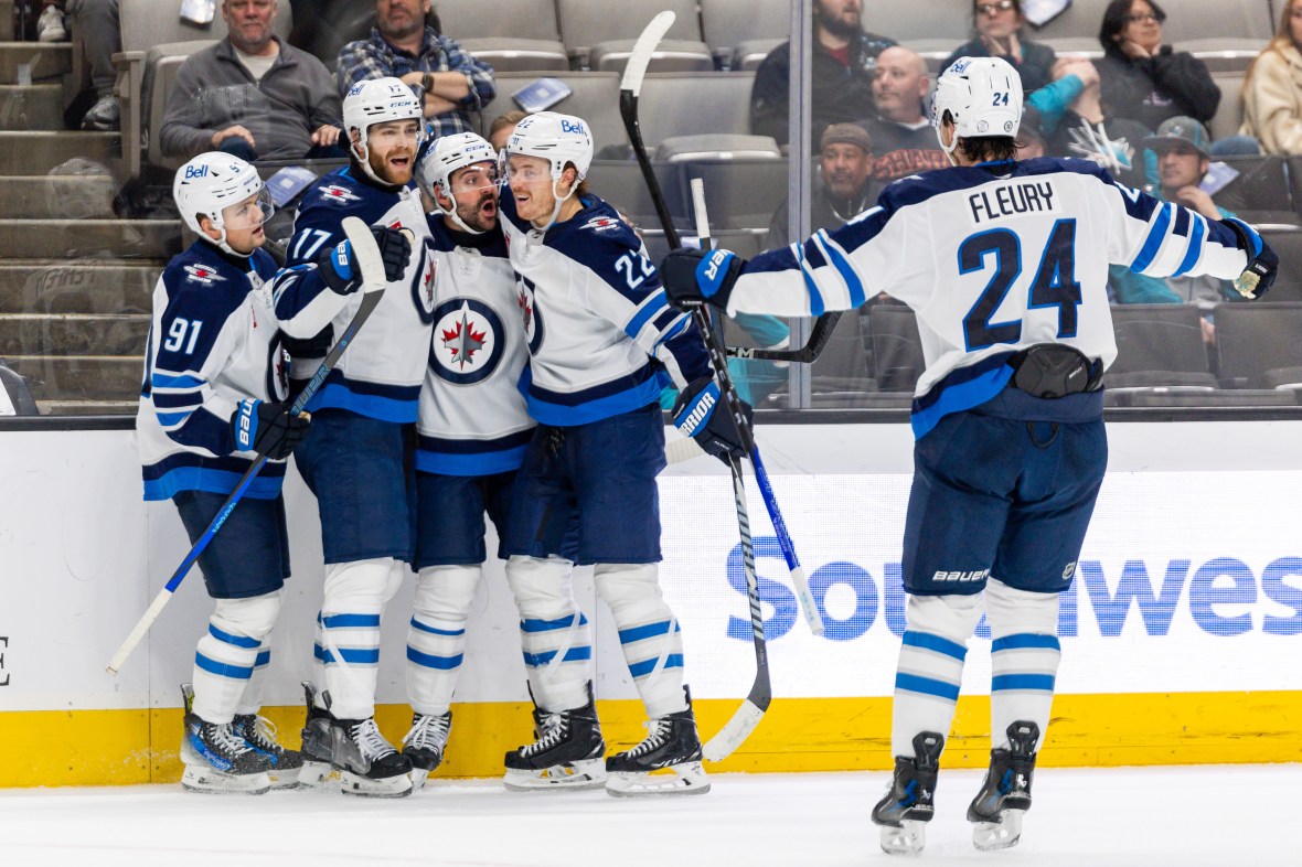 NHL: Winnipeg Jets at San Jose Sharks