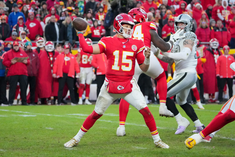 堪萨斯城酋长帕特里克·马霍姆斯（Patrick Mahomes）