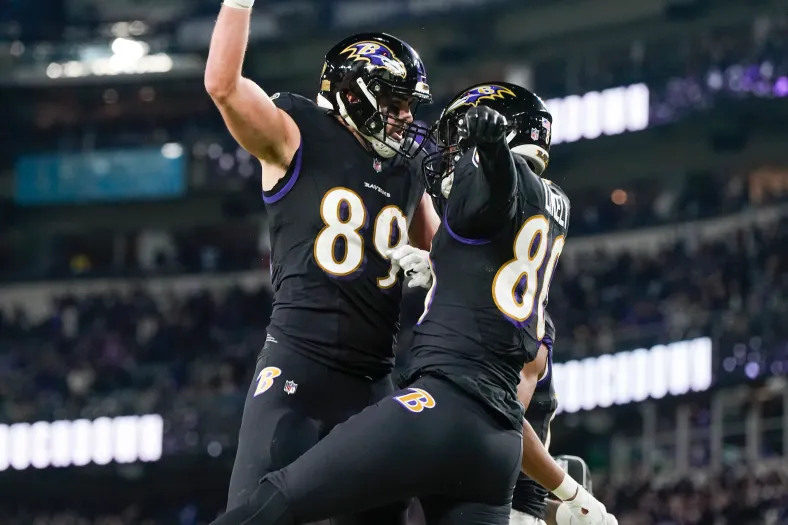 Isaiah Likely, Mark Andrews, Baltimore Ravens