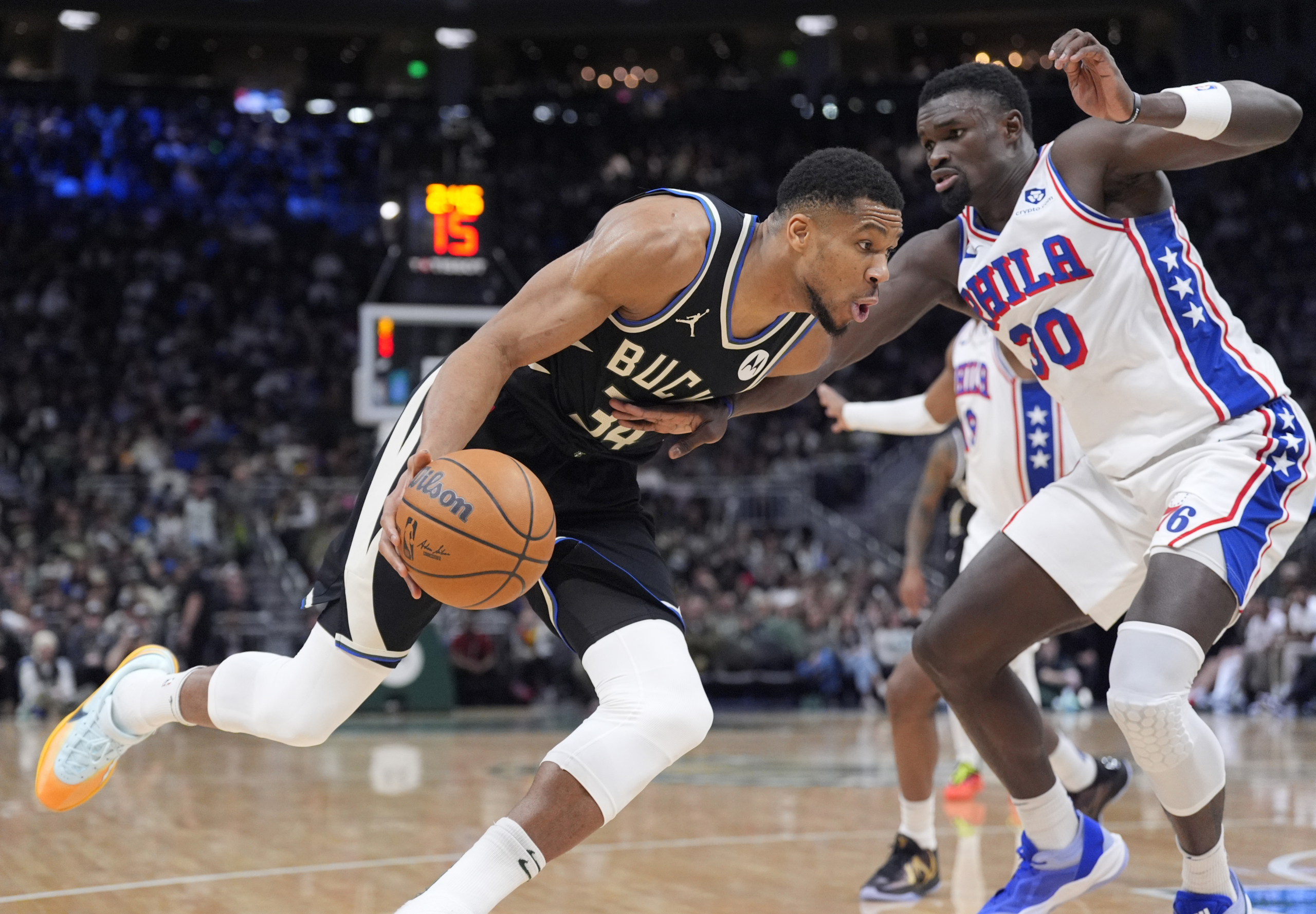 NBA: Philadelphia 76ers at Milwaukee Bucks