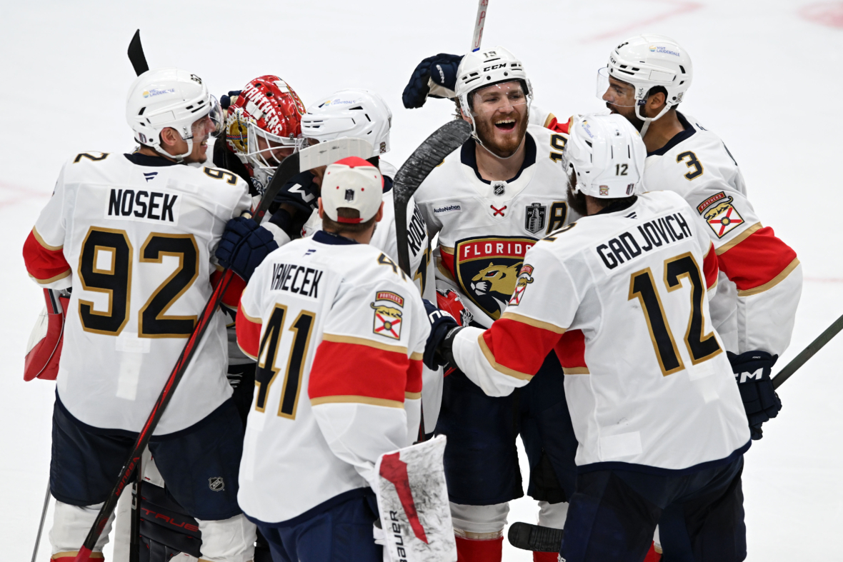 NHL: Stanley Cup Final-Florida Panthers at Edmonton Oilers