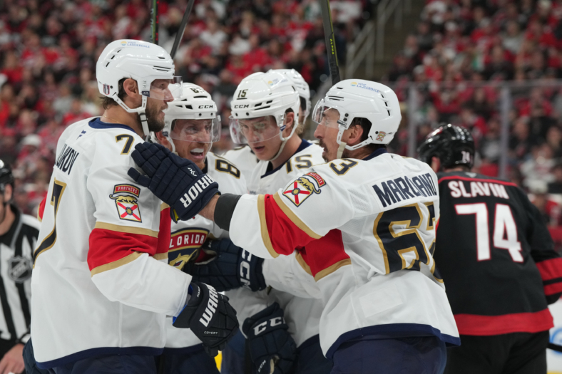 NHL: Stanley Cup Playoffs-Florida Panthers at Carolina Hurricanes