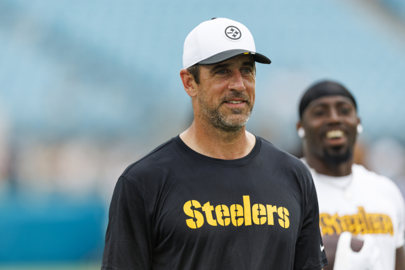 Pittsburgh Steelers quarterback Aaron Rodgers