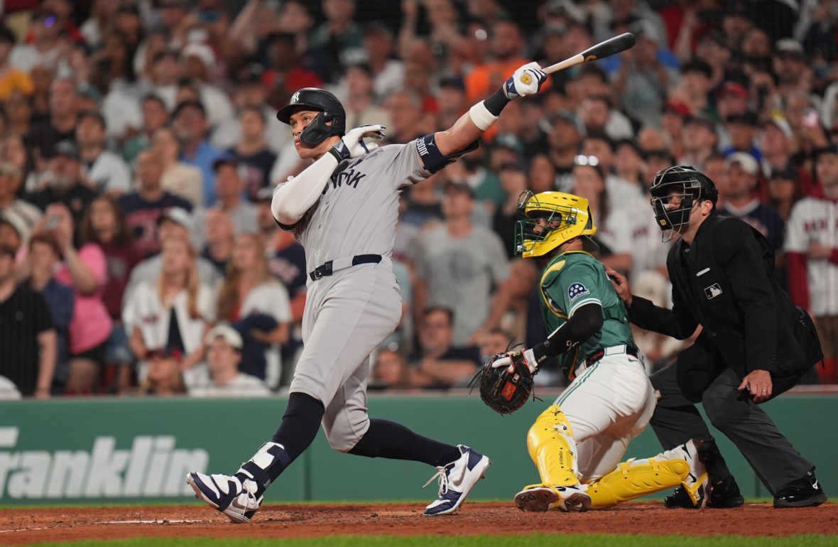 Aaron Judge and the New York Yankees face the Boston Red Sox