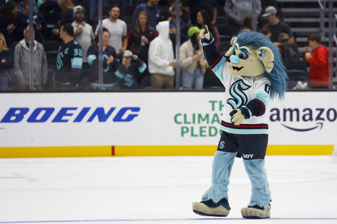 Seattle Kraken mascot Buoy