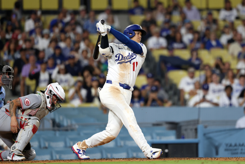Los Angeles Dodgers designated hitter Shohei Ohtani