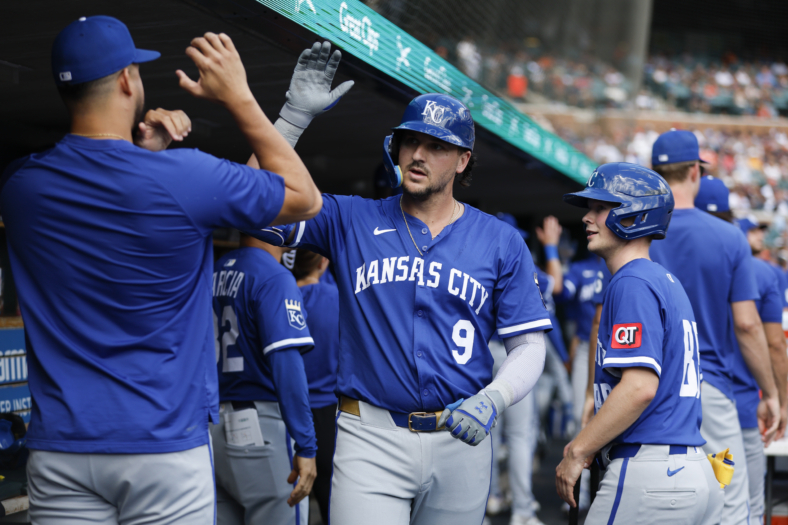 Kansas City Royals first baseman Vinnie Pasquantino