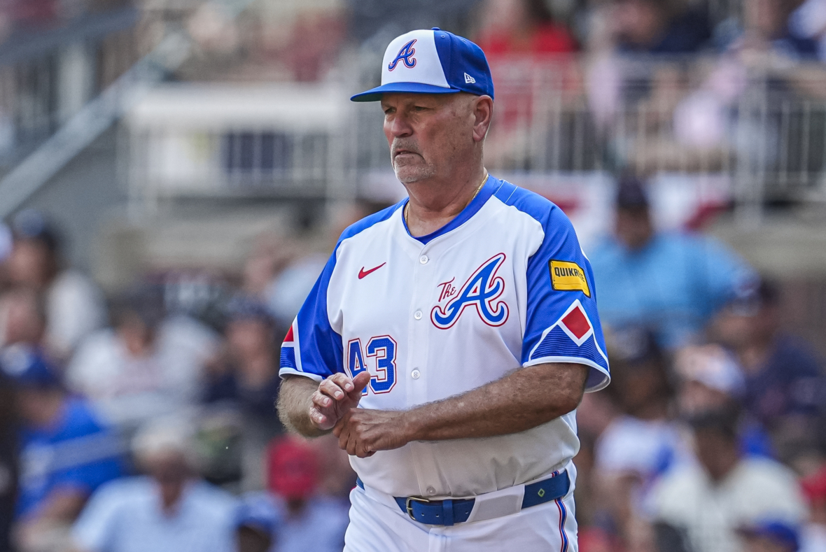 Atlanta Braves manager Brian Snitker