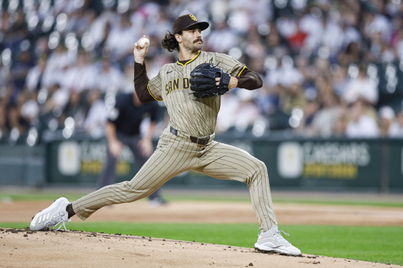San Diego Padres pitcher Dylan Cease