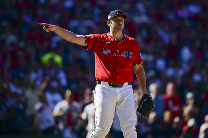 Cleveland Guardians pitcher Gavin Williams