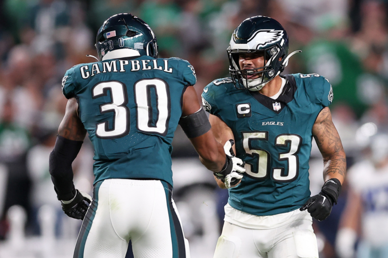 Philadelphia Eagles linebacker Jihaad Campbell