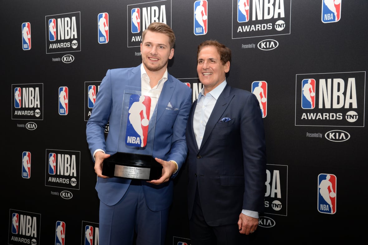 Mark Cuban and Luka Doncic