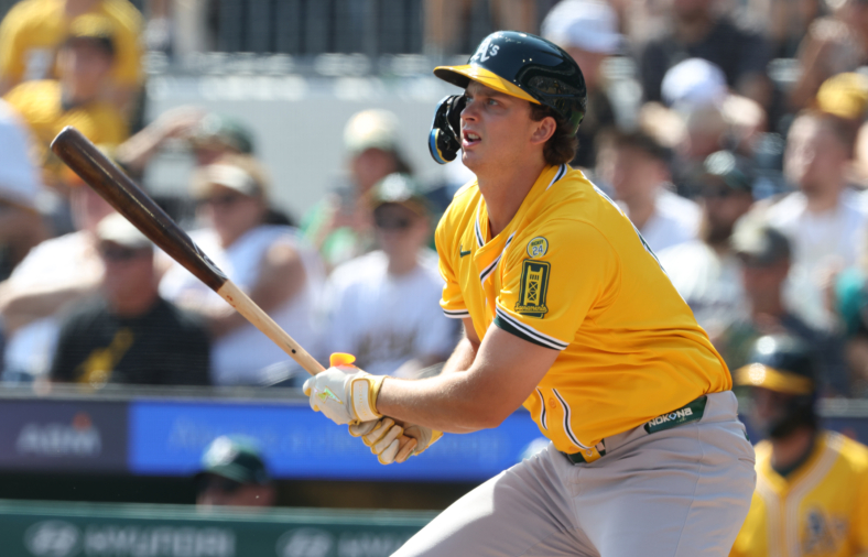 Athletics first baseman Nick Kurtz