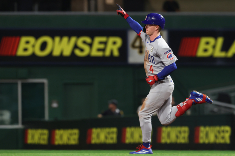 Chicago Cubs center fielder Pete Crow-Armstrong