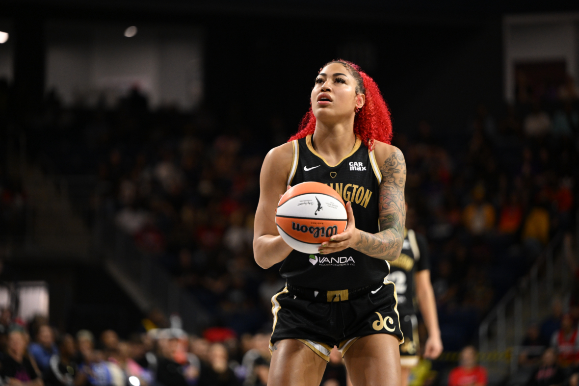 Washington Mystics forward Shakira Austin