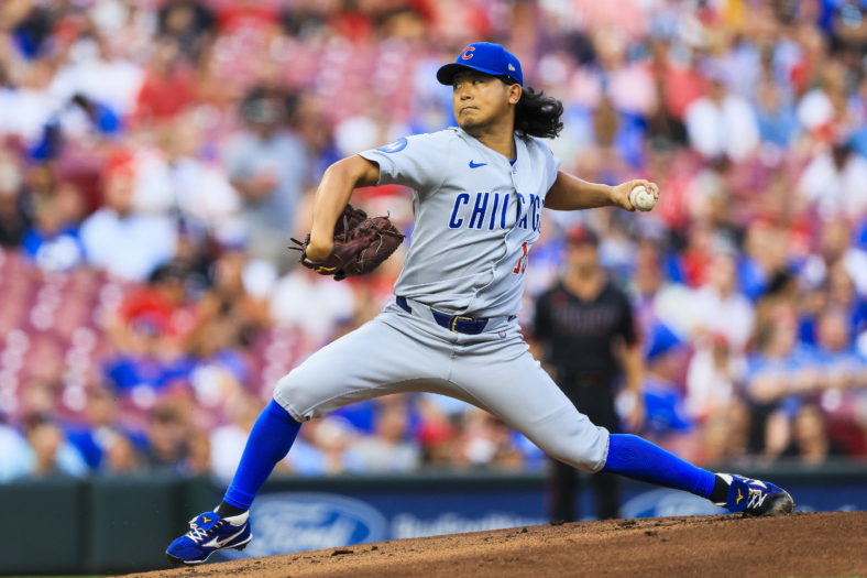 Chicago Cubs pitcher Shota Imanaga