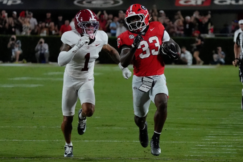 Alabama vs Georgia, Georgia Bulldogs, ALabama Crimson Tide