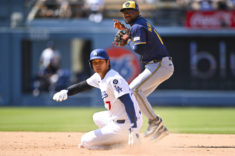 MLB: Milwaukee Brewers at Los Angeles Dodgers