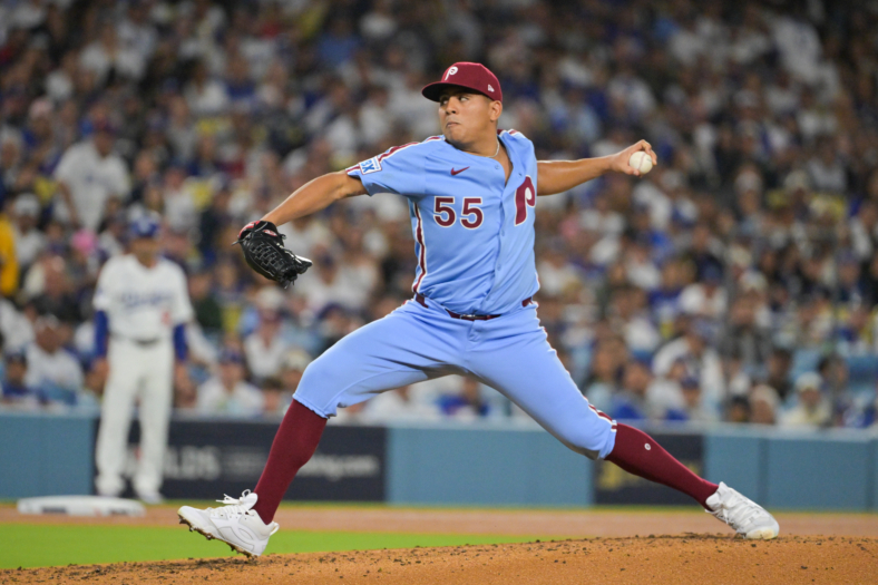 MLB: Playoffs-Philadelphia Phillies at Los Angeles Dodgers