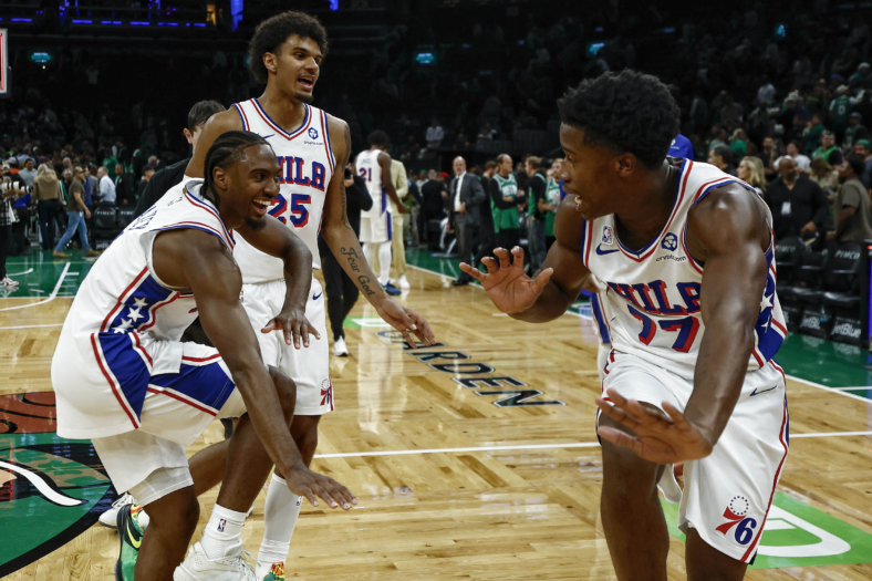 NBA: Philadelphia 76ers at Boston Celtics