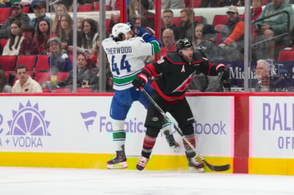 NHL: Vancouver Canucks at Carolina Hurricanes