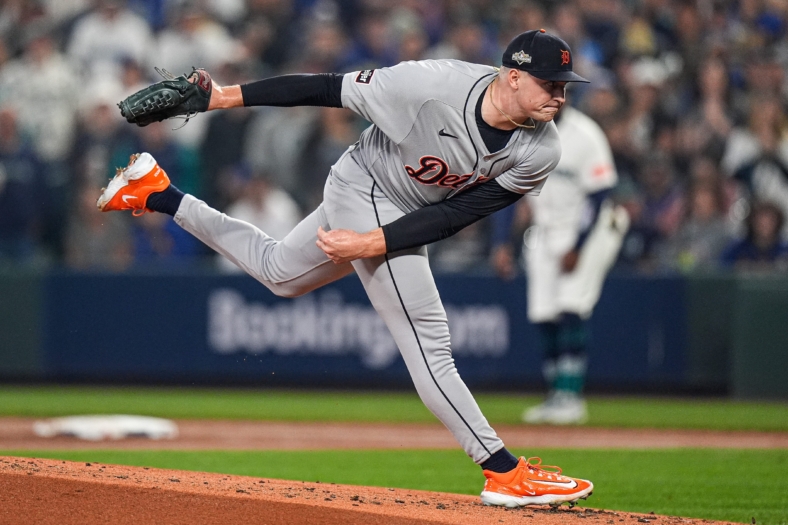 Detroit Tigers pitcher Tarik Skubal