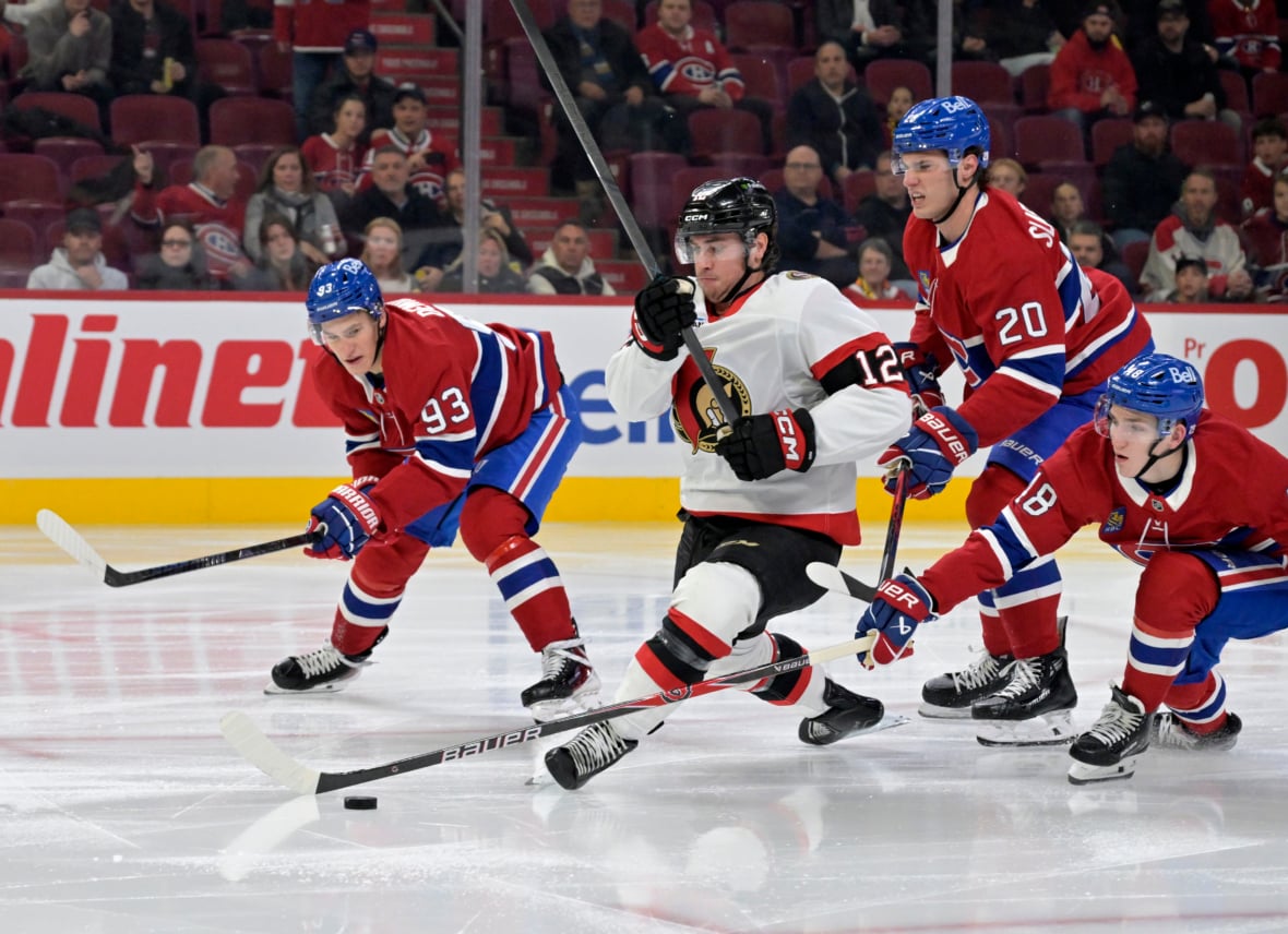 NHL: Ottawa Senators at Montreal Canadiens