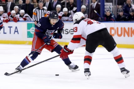 NHL: New Jersey Devils at New York Rangers