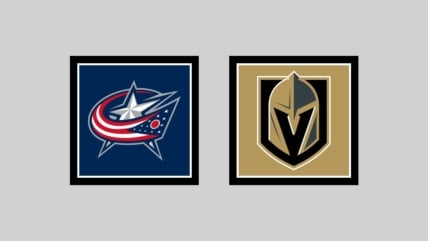 Vegas Golden Knights vs Columbus Blue Jackets HOME Gameday Graphic