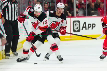 NHL: Stanley Cup Playoffs-New Jersey Devils at Carolina Hurricanes