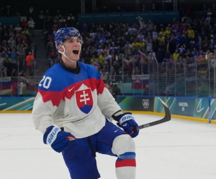 Olympics: Ice Hockey-Men Group B - SWE-SVK