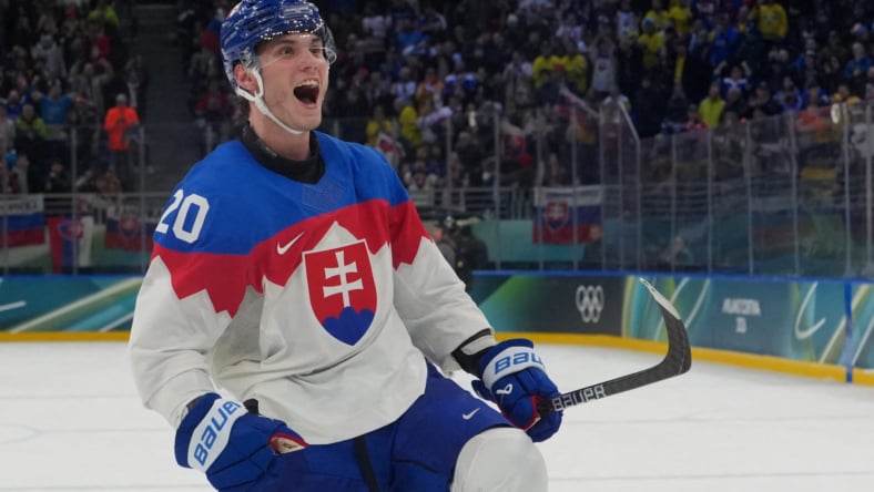 Olympics: Ice Hockey-Men Group B - SWE-SVK