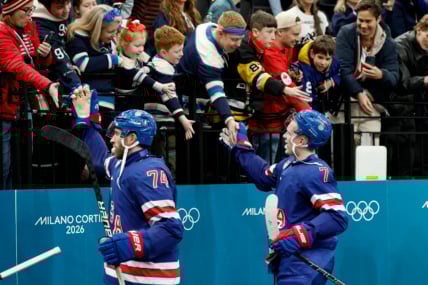 Olympics: Ice Hockey-Men Group C - USA-DEN