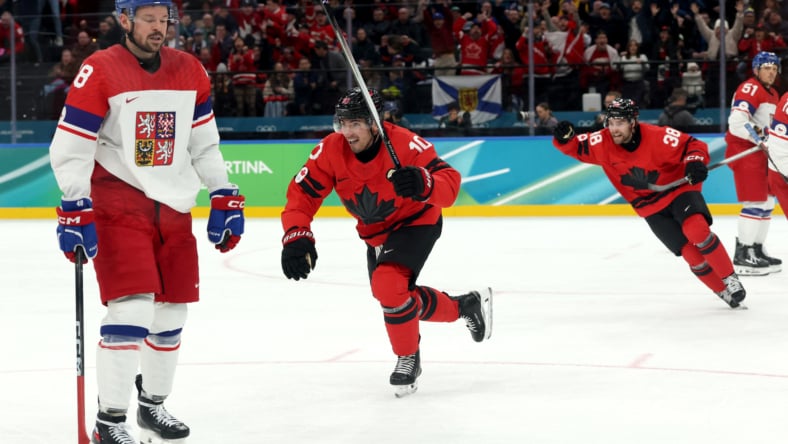 Olympics: Ice Hockey-Men Quarterfinal- CAN-CZE, montreal canadiens nick suzuki