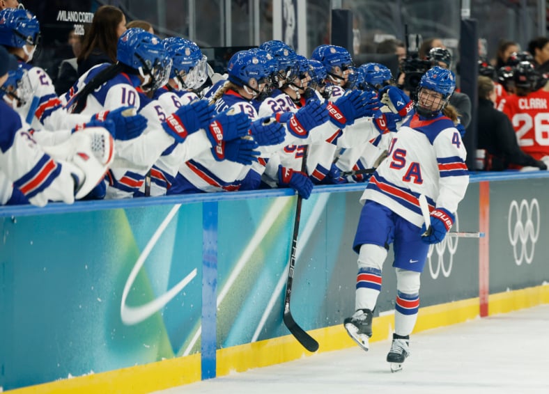 Olympics: Ice Hockey-Women Group A - CAN-USA